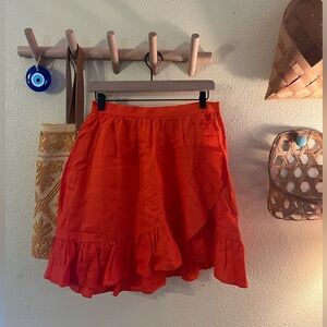NWT J Crew 🍅 skirt w/ruffle
